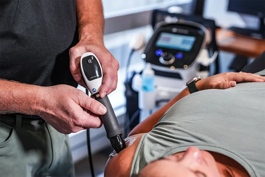 shockwave therapy on shoulder