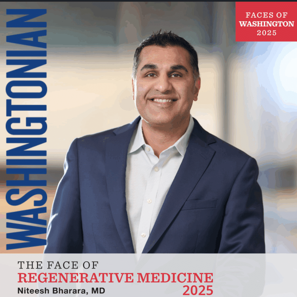 washingtonian 2025 face of regenerative medicine