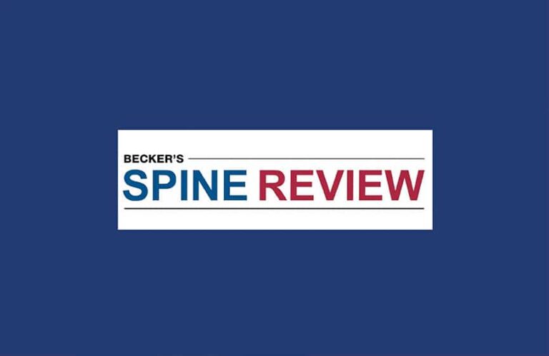 Dr. Good Recognized As ‘Spine Surgeon Leader To Know’ By Becker’s Spine Review!