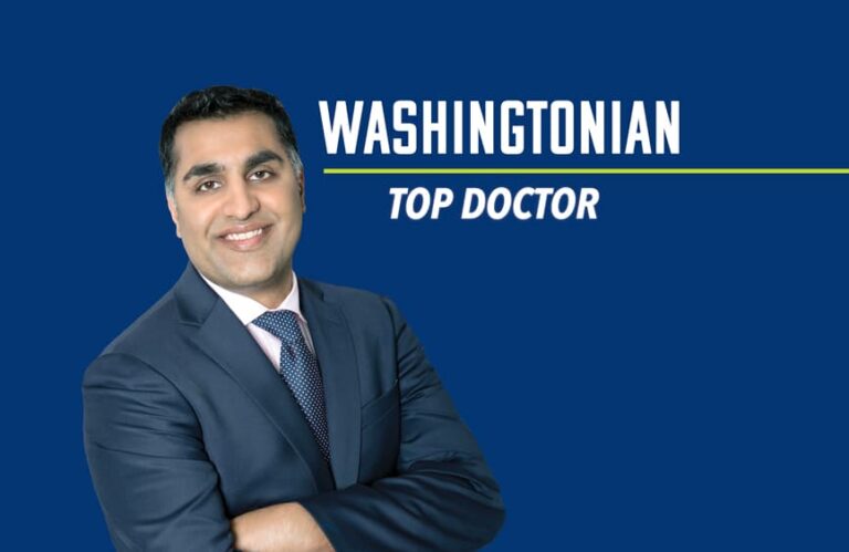 Dr. Bharara as Washingtonian Top Doctor