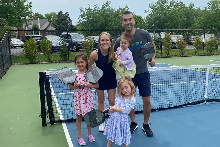 dr. colin haines pickleball with family photo