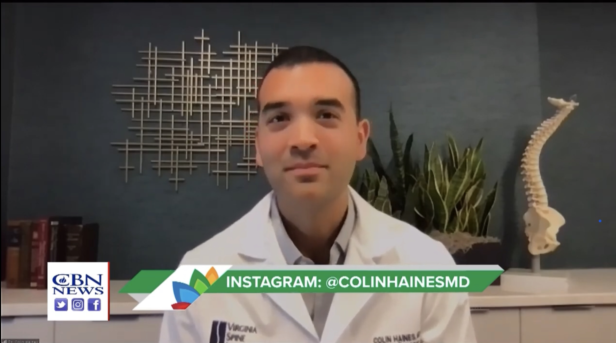 Dr. Haines on Zoom for pickleball interview