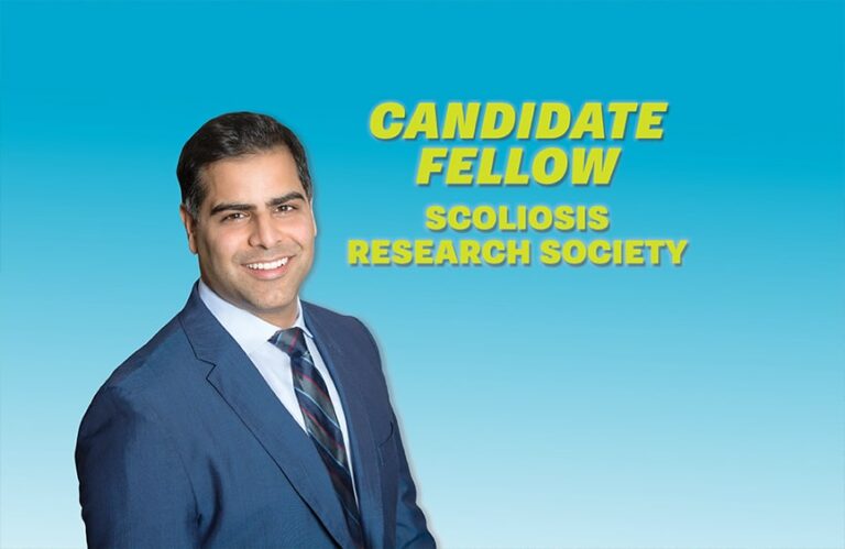 Dr. Jazini Named As Candidate Fellow Of Scoliosis Research Society