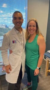 lindsay l with dr. colin haines