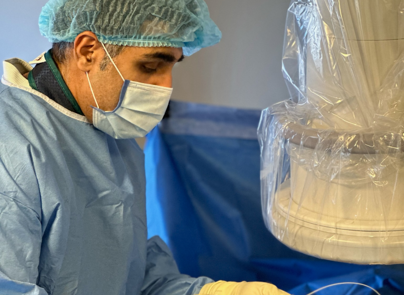 physiatrist doing stem cell therapy