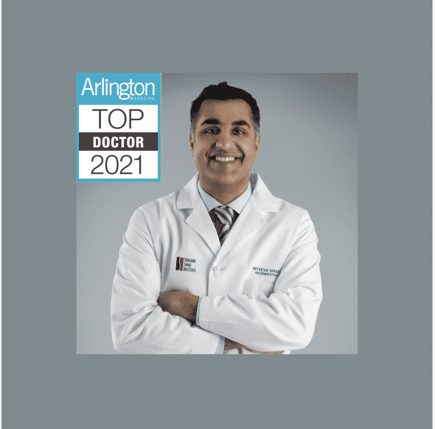 Dr. Bharara wins Top Doctor by Arlington Magazine