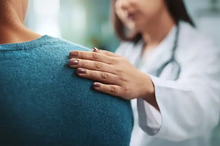 support and doctor for empathy after failed surgery