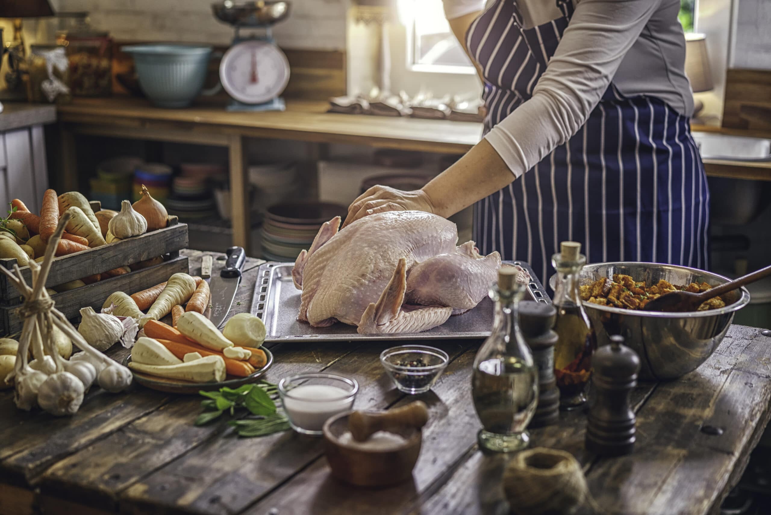 Thanksgiving cooking
